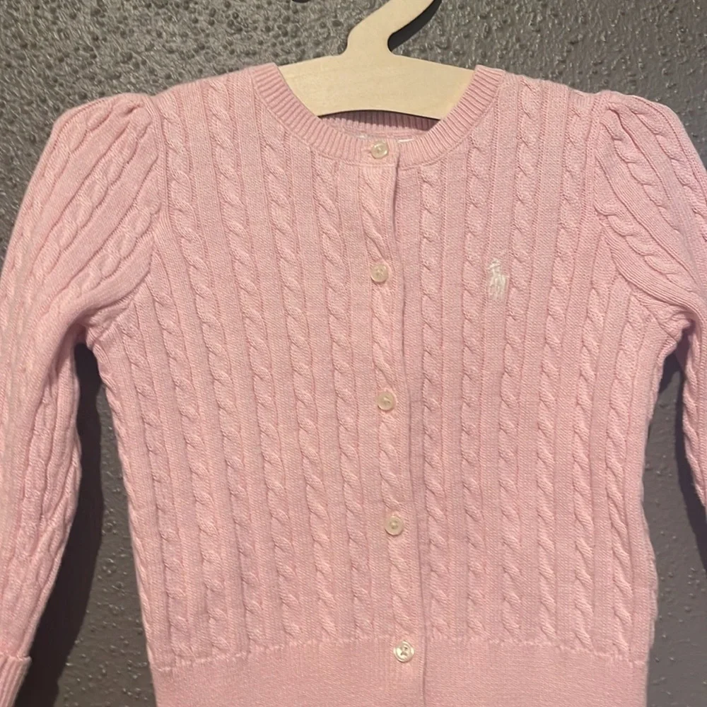 Ralph Lauren Girls’ Cable Knit Cardigan